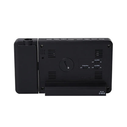 Electronic Projection Clock Weather Station Weather Forecast Temperature &Humidity Color Screen Digital Alarm Clock