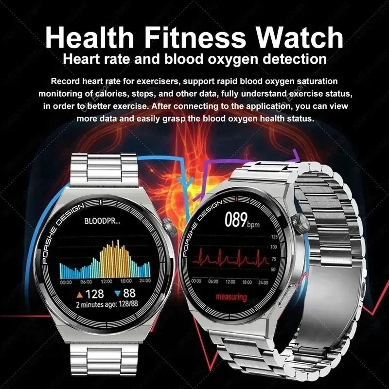 GT5 PRO Smart Watch Men Watch 5 Pro AMOLED HD Screen Bluetooth Call GPS Tracker NFC Heart Rate Waterproof SmartWatches 2024 New