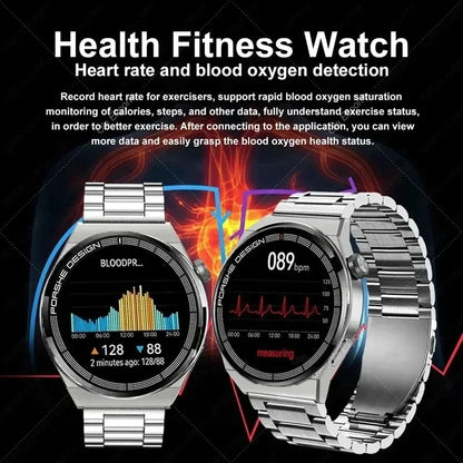 GT5 PRO Smart Watch Men Watch 5 Pro AMOLED HD Screen Bluetooth Call GPS Tracker NFC Heart Rate Waterproof SmartWatches 2024 New