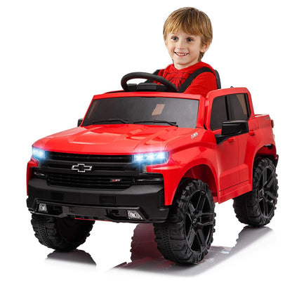 12V Electric Ride On Car 4 Wheeler Truck Safety Toy with Music Radio LED Lights  Truck Car Remote Control Kids' Ride on Vehicles
