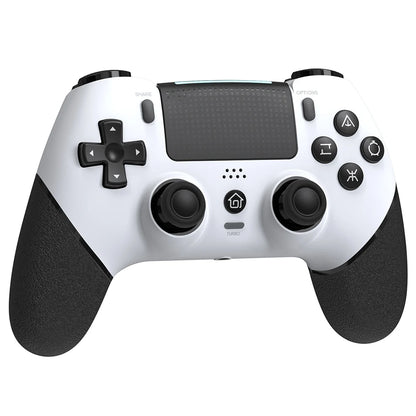 Gaming Controller 6 Axis Gyro Bluetooth-Compatible Macros Turbo Dual Vibration Hall Effect Joystick for PS4/PS4 Pro/PS4 Slim/PC