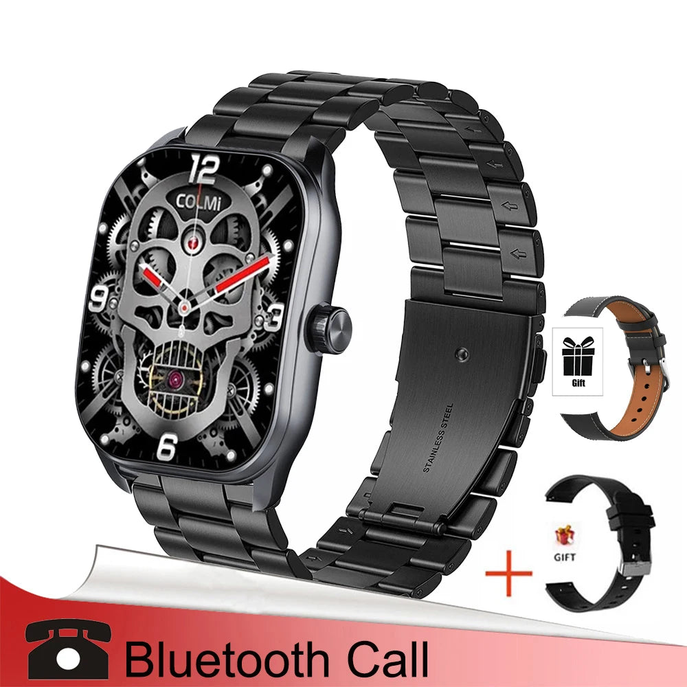 Style Curved Screen Smartwatches Men Ladies 2.01” HD 240*296 Bluetooth Call Alarm Clock Custom Photo Sports Watches Outside UXEX