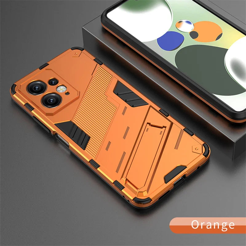 For Xiaomi Redmi Note 12 4G Case Armor Shockproof Kickstand Phone Case For Xiomi Redmi Note12 4g Car Magnetic Holder Back Cover