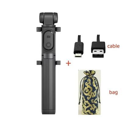 Xiaomi Foldable Tripod Selfie Stick Bluetooth-compatible Wireless Remote Shutter Handheld Selfie Stick For iPhone Android Device