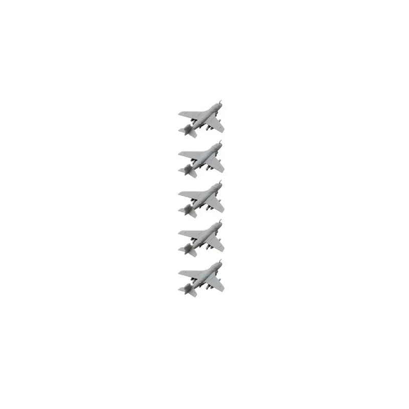 5PCS EA-6b Prowler Electronic Warfare Aircraft Length 26mm/45.5mm/52mm Electric Fighter Aeroplane for DIY Hobby Toys Display