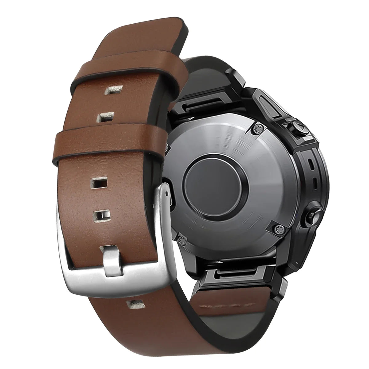Leather Strap for Garmin Fenix 6X 6 Pro 7X 7 26mm 22mm Quick Fit Watch Band Wristband Forerunner 935 945 955 Smartwatch Bracelet