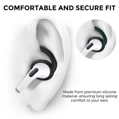 3 Pairs Soft Silicone Earbuds Headphone Earpads Ear tip Ear Wings Hook Cap for AirPods Pro 2 Bluetooth Earphone Accessories