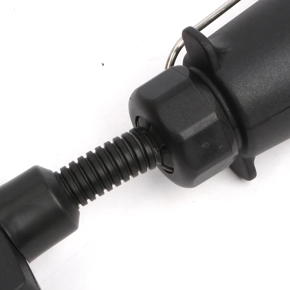Car Trailer Adaptor 7 Pin Flat Male plug to 7 Pin Large round Female Socket Universal For RV Camper Caravan Car Accessories