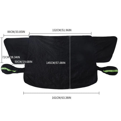 Magnetic Car Anti Freeze Snow Windshield Cover Oxford Cloth Car Front Windscreen Cover Automobile Sunshade Cover Car Accessories