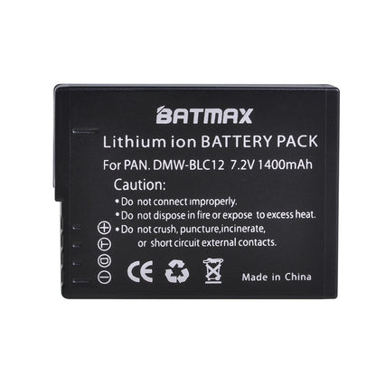 2X DMW-BLC12 BLC12E DMW BLC12 Battery + LED USB Dual Charger Type C Port for Panasonic Lumix FZ1000 FZ200 FZ300 G5 G6 G7 GH2 GX8