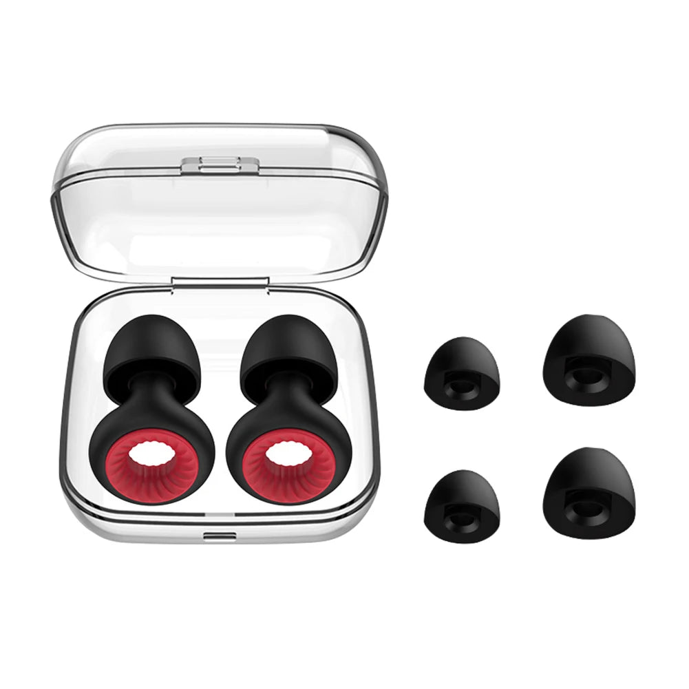 Earbuds for Noise Cancellation, Reusable Silicone Ear Tips, Noise Cancelling, Water Resistant and Comfortable 2 pairs of Waterpr