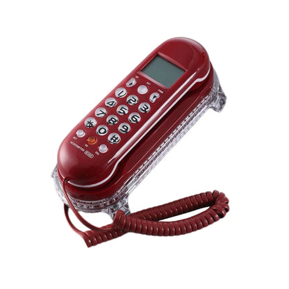 Crystal Base Mini Telephone Fixed Landline Phone B365 Small Wall mounted Phone