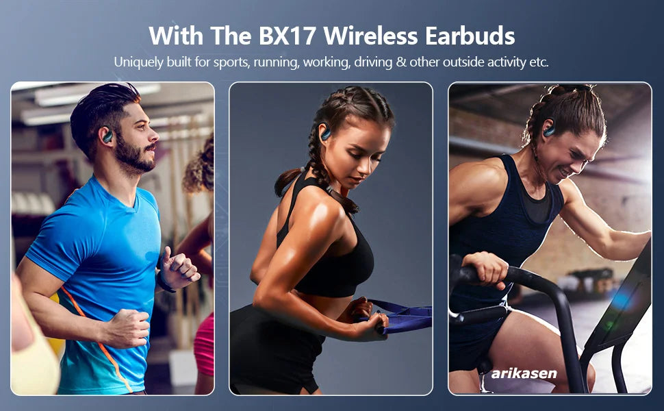 Ear buds Wireless Earbuds Bluetooth 5.3 Headphones 75hrs Playtime with Digital Display Sports Wireless Headphones with Earhook