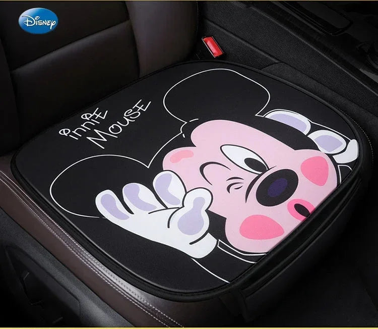 Disney Stitch Car Seat Covers 4PCS Universal Fit, Cute Cartoon Soft Protectors for Women Girls Auto Accessories, All-Season Dura